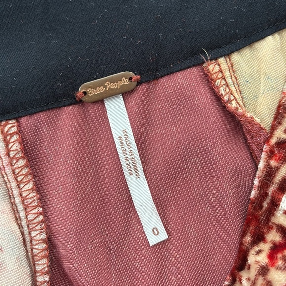 FREE PEOPLE HIGH ATLAS VELVET PANEL SKIRT - Picture 12 of 14